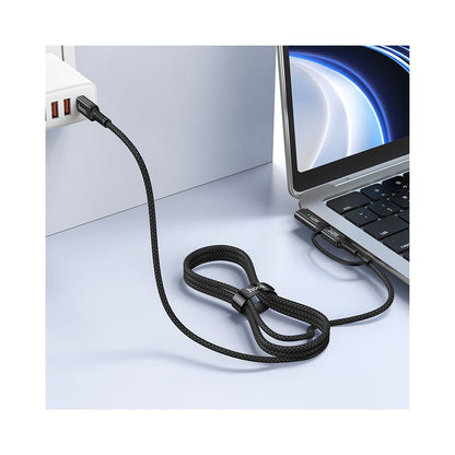 Ladekabel HOCO U142, USB-C - USB-C / MagSafe 3, 240W, 1.8m, Schwarz