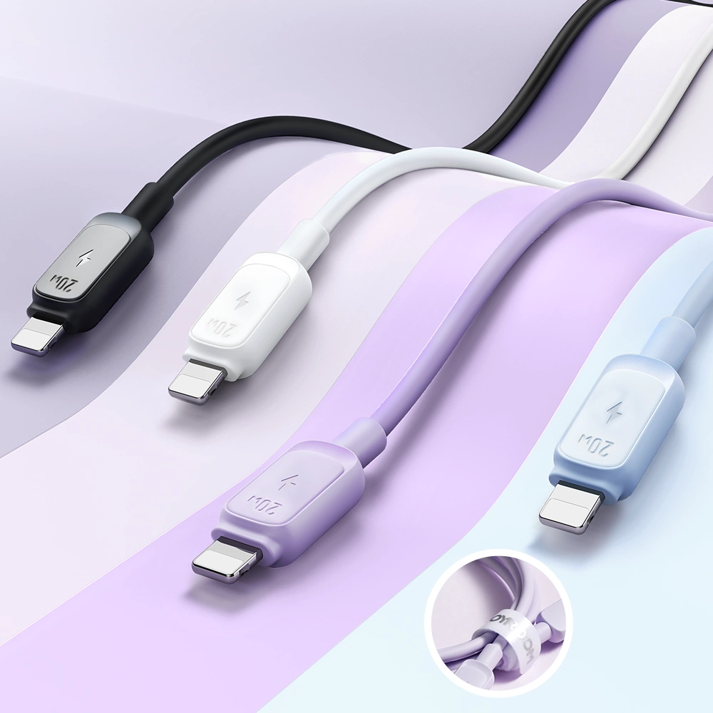 USB-C - Lightning Data en Oplaadkabel Joyroom S-A14, 30W, 1.2m, Wit