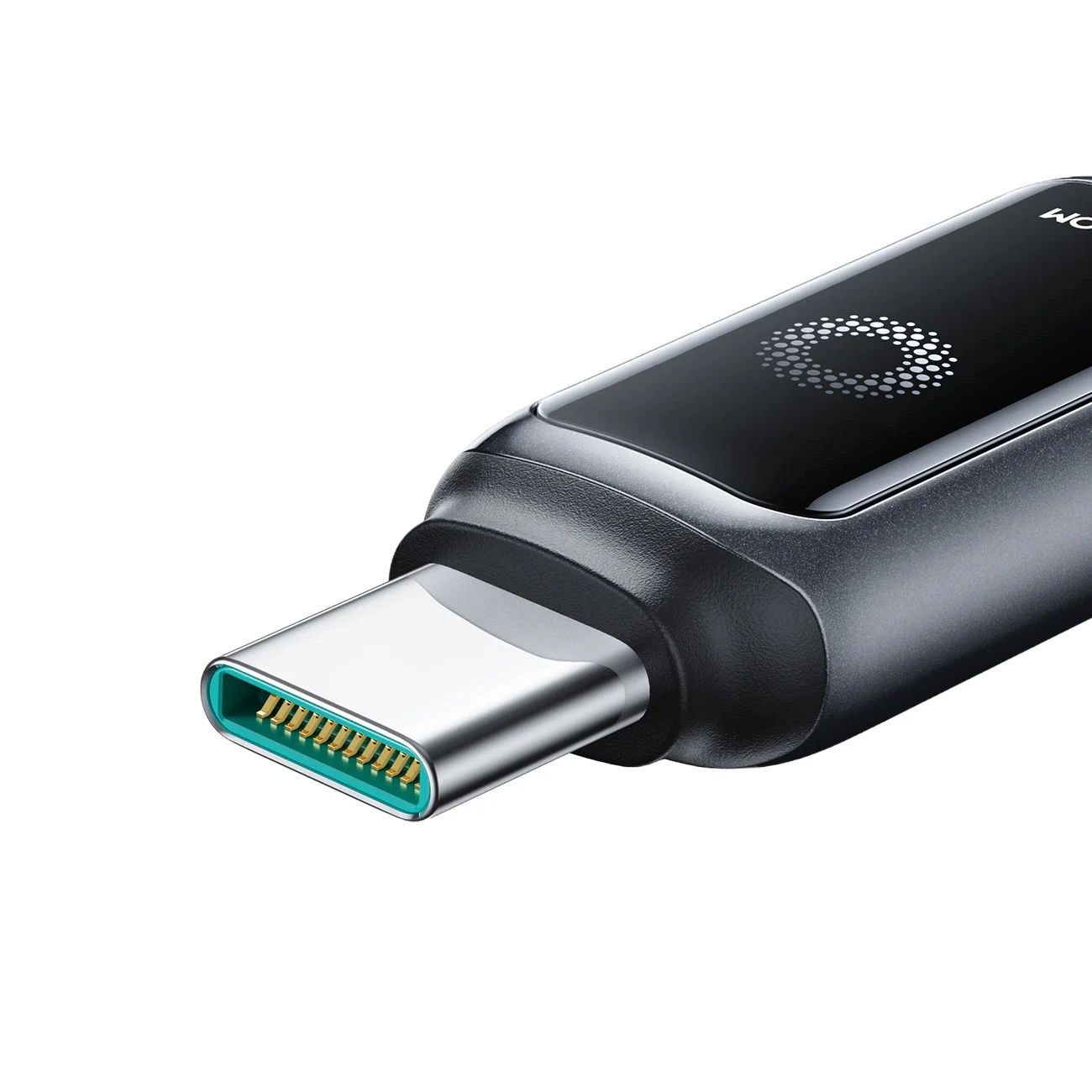 USB-C - Lightning Data- en Oplaadkabel Joyroom S-A55 StarFlight Display, 30W, 1.2m, Zwart