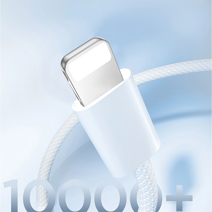USB-C - Lightning Data- en Oplaadkabel Joyroom S-A45, 30W, 1m, Wit