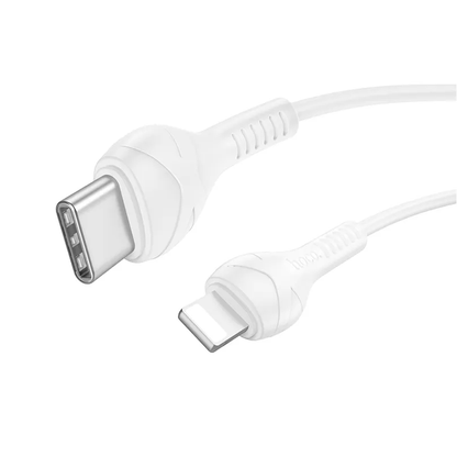 USB-C - Lightning Daten- und Ladekabel HOCO X37, 27W, 1m, Weiß