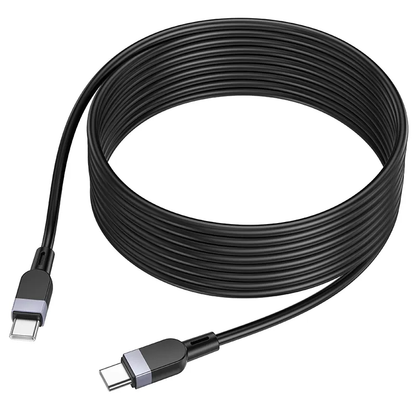 Câble de données et de charge USB-C - USB-C HOCO X109, 60W, 2m, Noir