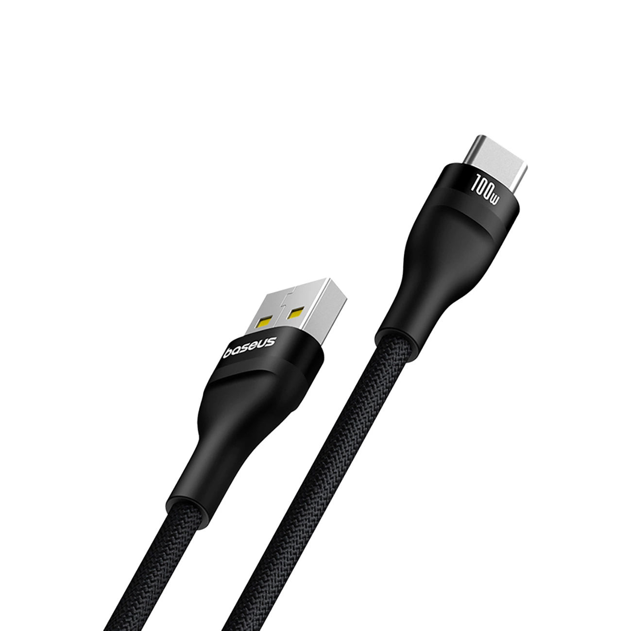 USB-A - USB-C Data- en Oplaadkabel Baseus Flash Series II, 100W, 2m, Zwart P10311804111-01