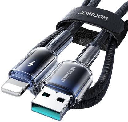 Daten- und Ladekabel USB-A - Lightning Joyroom S-A42, 18W, 1,2m, Schwarz