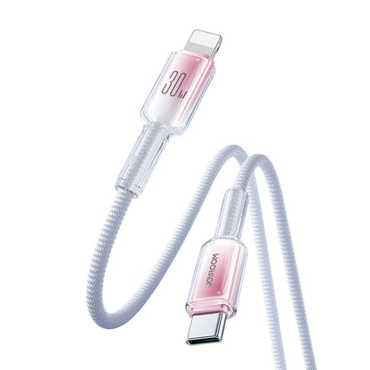 USB-C - Lightning Data- en Oplaadkabel Joyroom S-A42, 30W, 1,2m, Wit