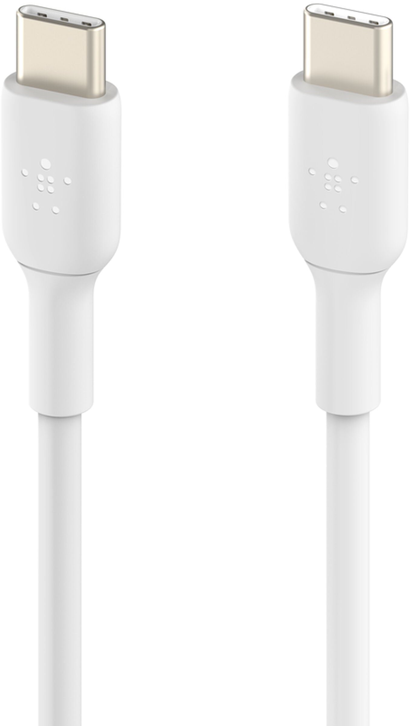 Câble de données et de charge USB-C - USB-C Belkin BoostCharge, 60W, 1m, Blanc CAB003bt1MWH