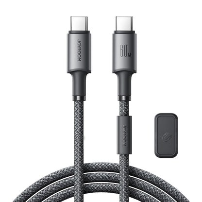 Câble de Données et de Charge USB-C - USB-C Joyroom S-A50, 60W, 1.2m, Gris