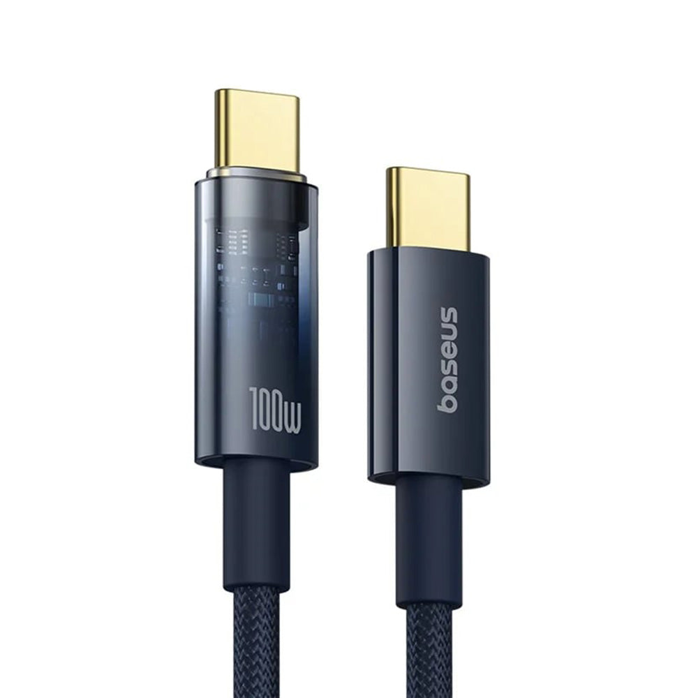 USB-C Daten- und Ladekabel - USB-C Baseus Explorer, 100W, 1m, Marineblau P10319704321-00