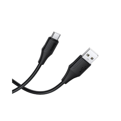 Câble de Données et de Charge USB-A - USB-C HOCO X124, 18W, 1m, Noir
