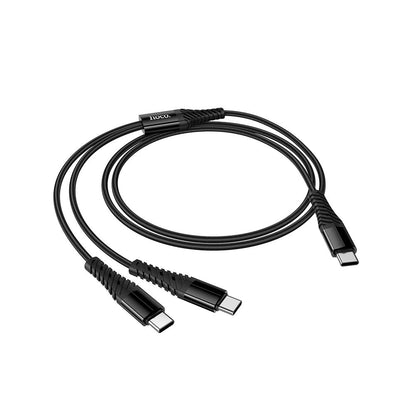 Câble de Chargement USB-C - 2 x USB-C HOCO X123, 10W, 1m, Noir