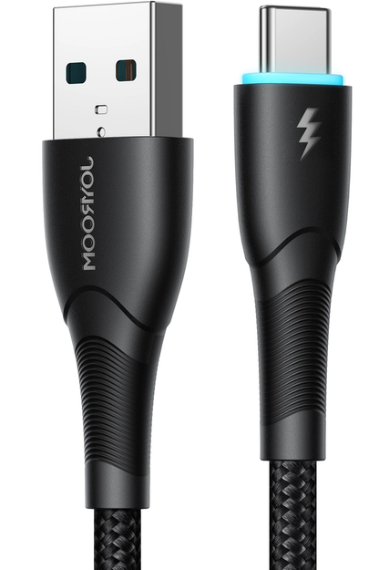 Data- en Oplaadkabel USB-A - USB-C Joyroom S-A32, 18W, 1m, Zwart
