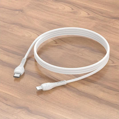 USB-C - Lightning Daten- und Ladekabel HOCO X37, 27W, 1m, Weiß