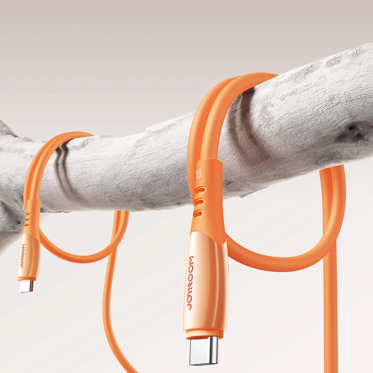 Câble de Données et de Charge USB-C - USB-C Joyroom S-A59 Vibrant, 60W, 1.2m, Orange