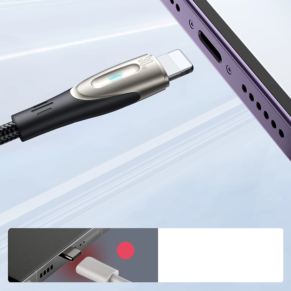 Daten- und Ladekabel USB-A - Lightning Joyroom SA31-AL3, 18W, 1,2m, Schwarz