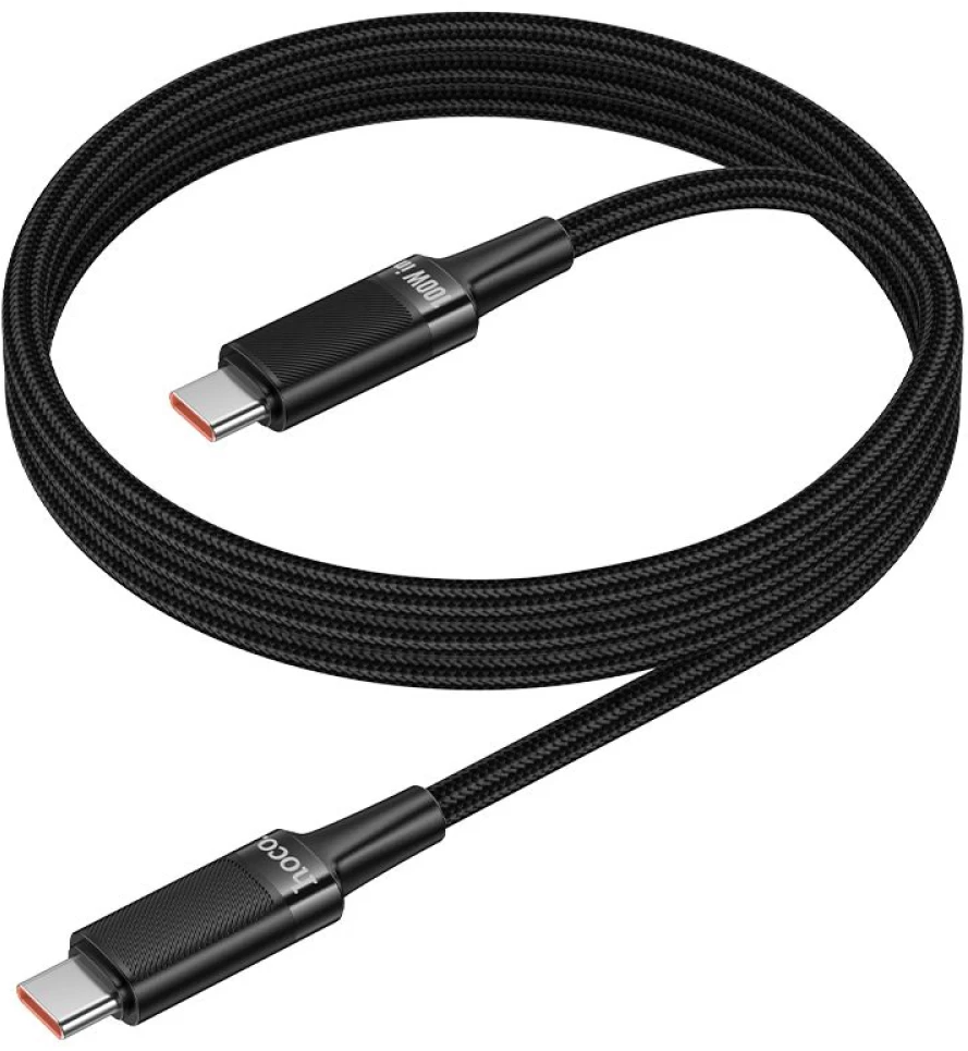Câble de données et de charge USB-C - USB-C HOCO U153 Extreme, 100W, 1,2m, Noir