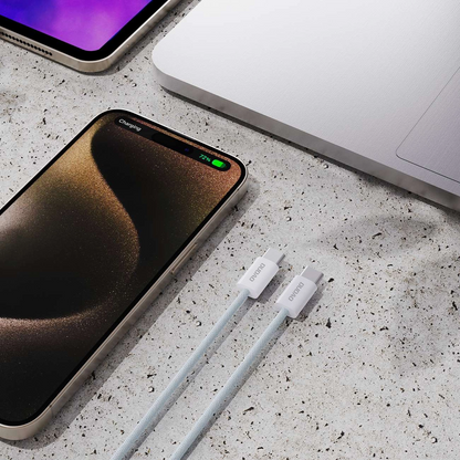 USB-C Data- en Oplaadkabel - USB-C Dudao L6C, 30W, 1m, Blauw