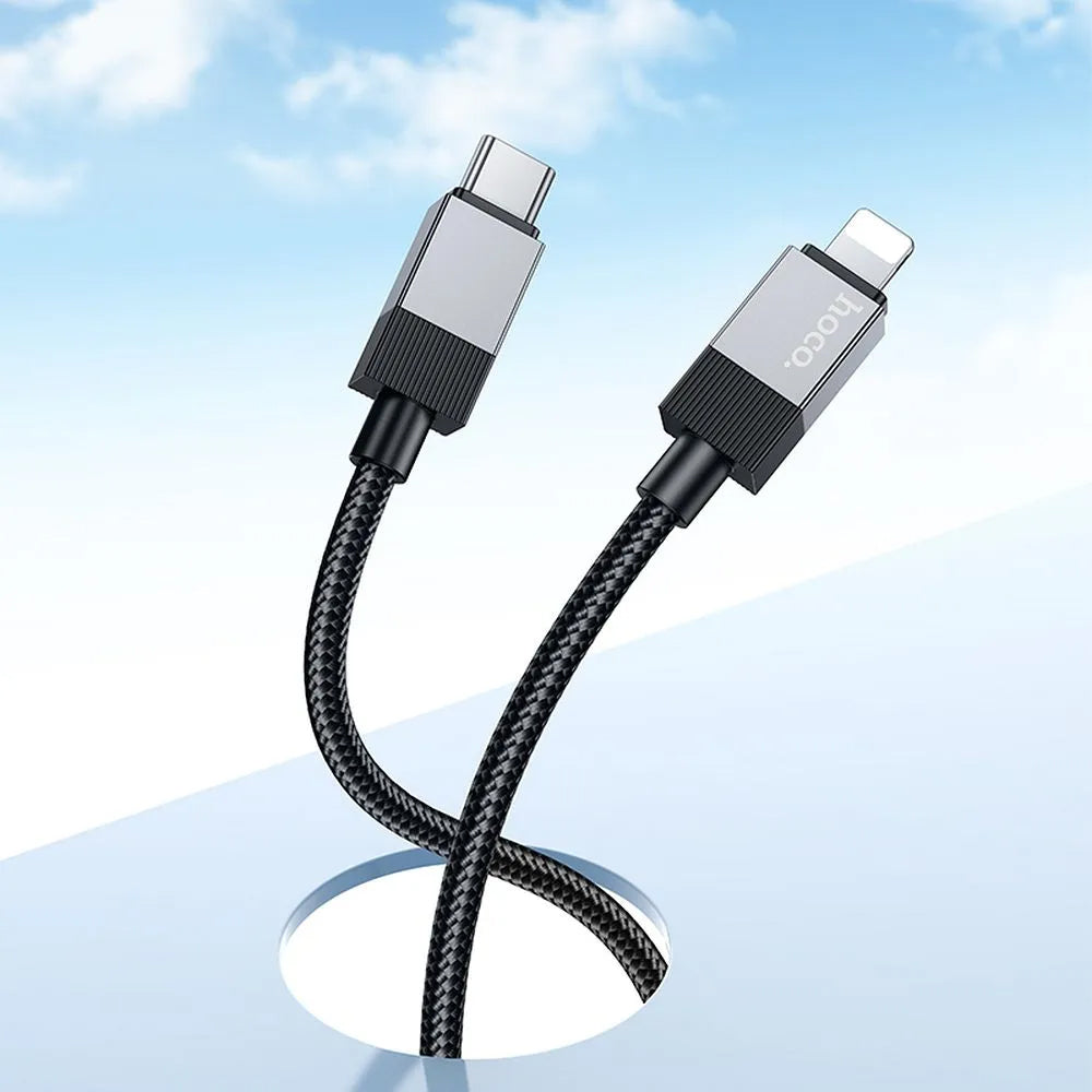 Daten- und Ladekabel USB-C - Lightning HOCO X110, 27W, 1m, Schwarz