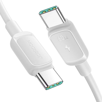 USB-C Data- en Oplaadkabel - USB-C Joyroom S-A14, 60W, 1.2m, Wit