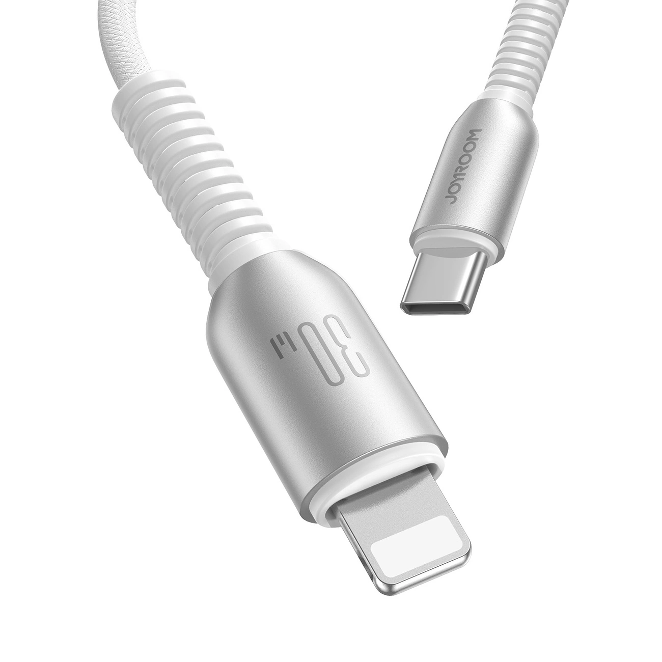 USB-C - Lightning Data- en Oplaadkabel Joyroom S-A51, 30W, 1.2m, Gri