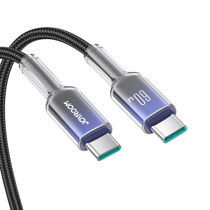 Daten- und Ladekabel USB-C - USB-C Joyroom S-A42, 60W, 1.2m, Schwarz