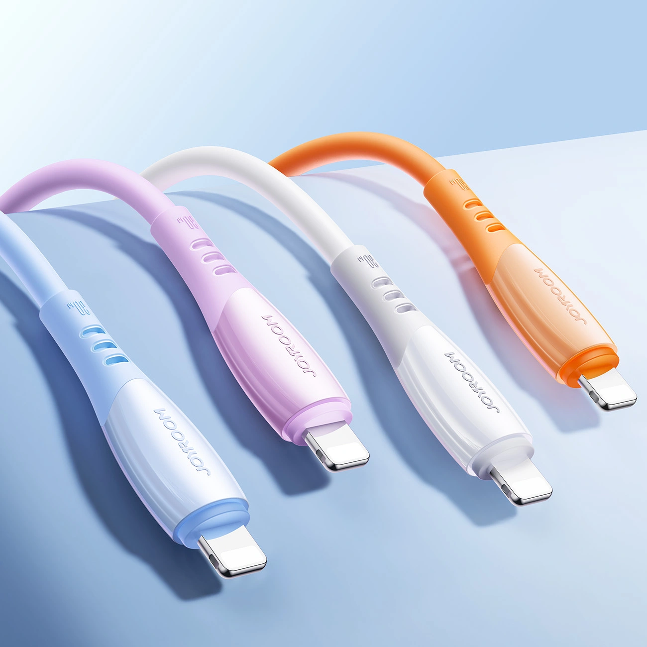 USB-C - Lightning Data- en Oplaadkabel Joyroom S-A59 Vibrant, 30W, 1.2m, Blauw