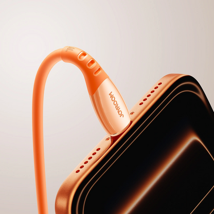 Câble de Données et de Charge USB-C - USB-C Joyroom S-A59 Vibrant, 60W, 1.2m, Orange