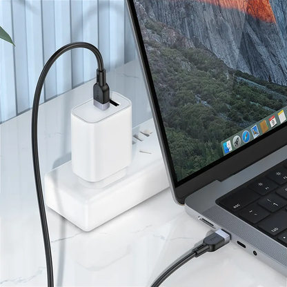 Câble de données et de charge USB-C - USB-C HOCO X109, 60W, 2m, Noir