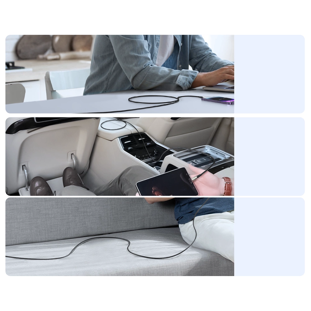 Daten- und Ladekabel USB-A - Lightning Joyroom SA31-AL3, 18W, 1,2m, Schwarz