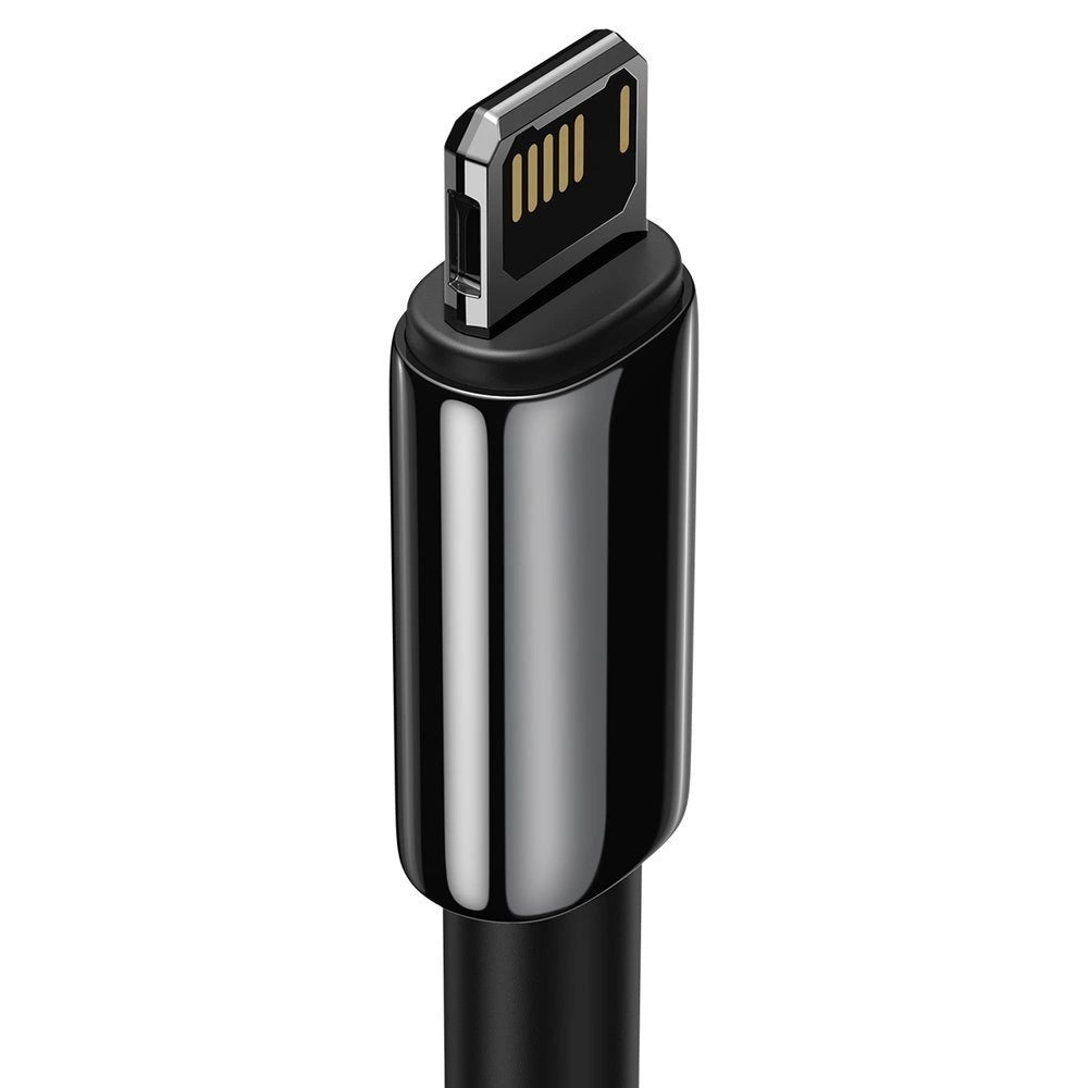 Gegevens- en oplaadkabel USB-A - Lightning Baseus Tungsten Gold, 20W, 1m, Zwart CALWJ-01 