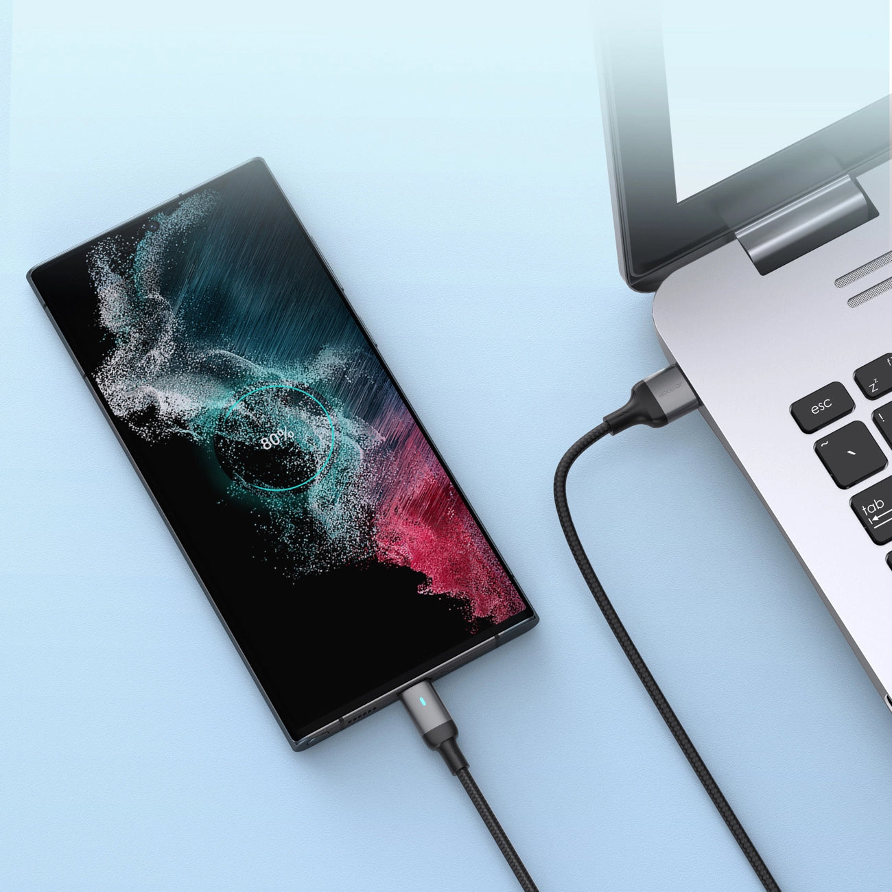 Daten- und Ladekabel USB-A - USB-C Joyroom A10, 18W, 1,2m, Schwarz