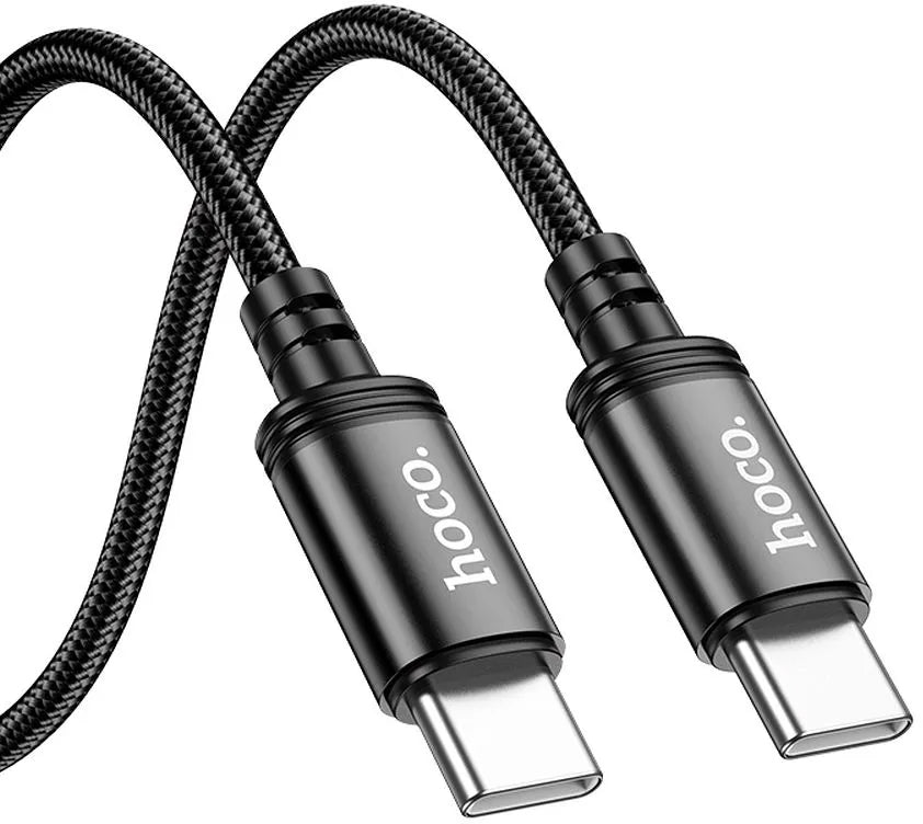 Câble de Données et de Charge USB-C - USB-C HOCO X89, 60W, 2m, Noir