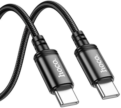 Câble de Données et de Charge USB-C - USB-C HOCO X89, 60W, 2m, Noir