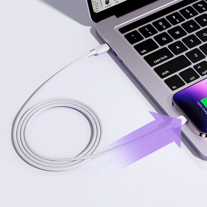 USB-C - Lightning Data en Oplaadkabel Joyroom S-A14, 30W, 1.2m, Wit