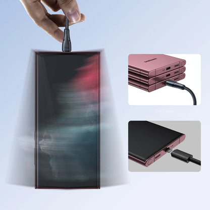 Câble de Données et de Charge USB-C - USB-C Joyroom S-A11, 60W, 0.25m, Noir