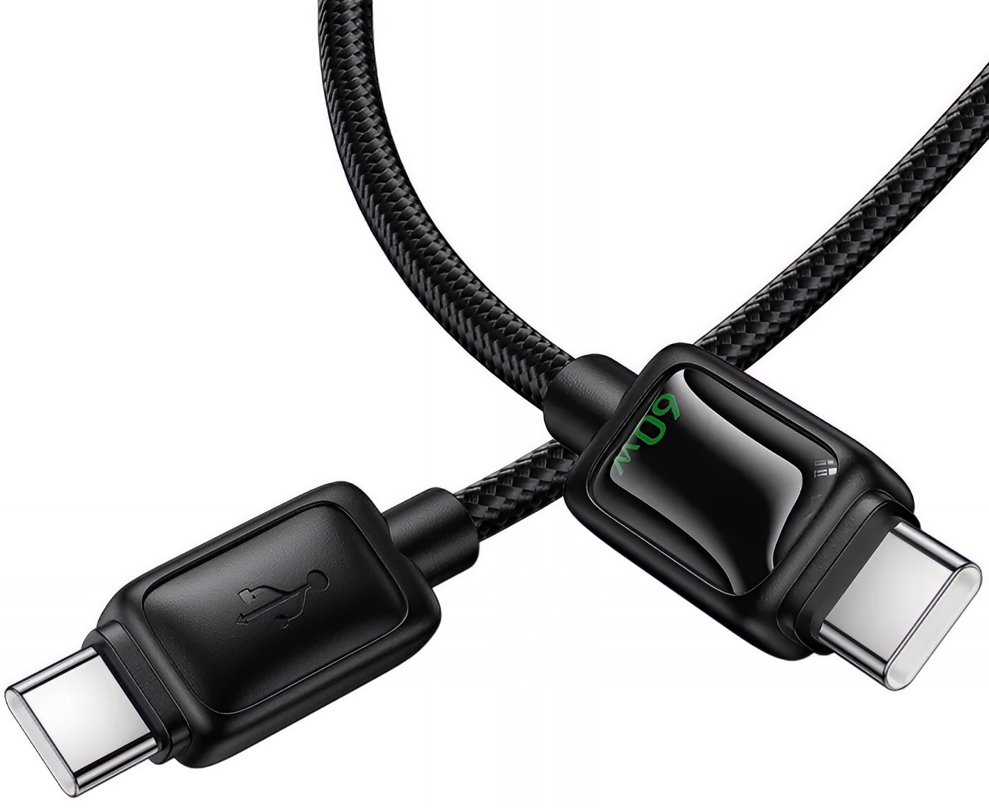 USB-C Daten- und Ladekabel - USB-C HOCO U146, 60W, 1,2m, Schwarz