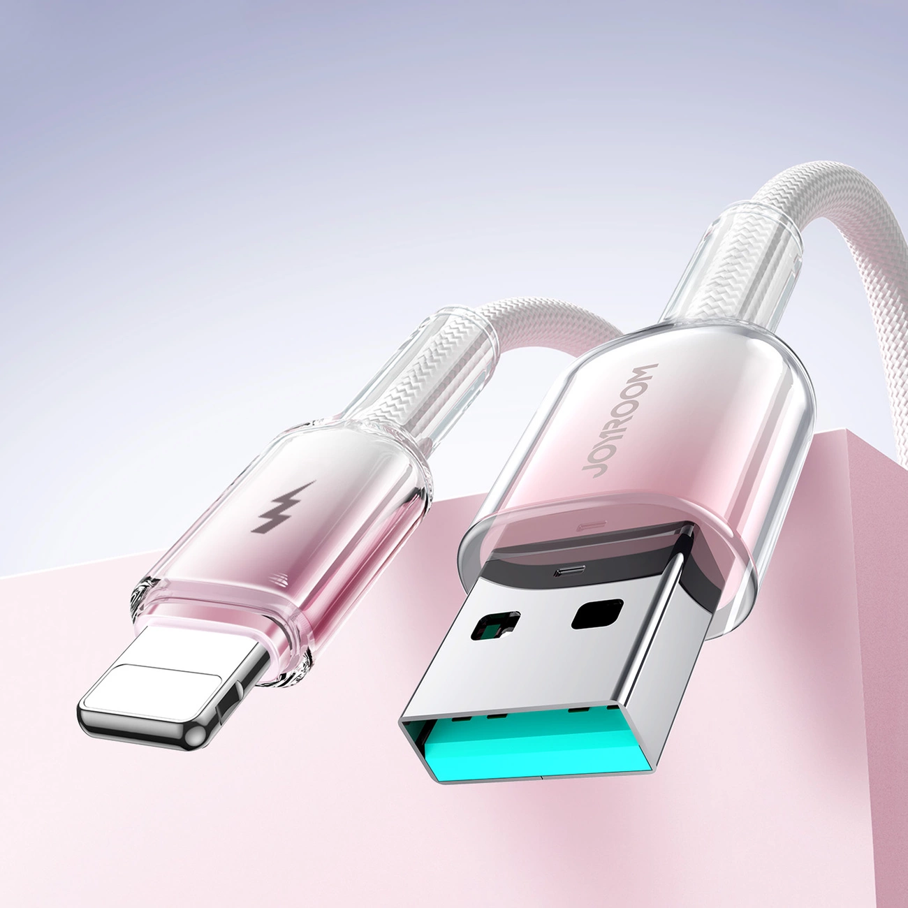 Câble de données et de charge USB-A - Lightning Joyroom S-A42, 18W, 1,2m, Blanc