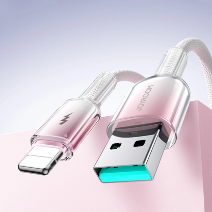 Câble de données et de charge USB-A - Lightning Joyroom S-A42, 18W, 1,2m, Blanc