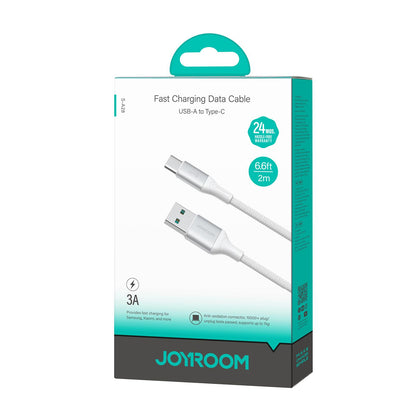 Daten- und Ladekabel USB-A - USB-C Joyroom S-A28 Flash, 30W, 2m, Weiß