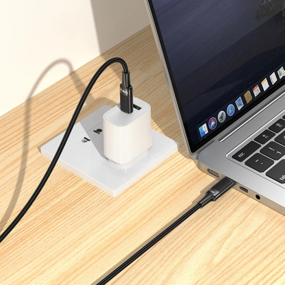 Câble de données et de charge USB-C - USB-C HOCO U153 Extreme, 100W, 1,2m, Noir