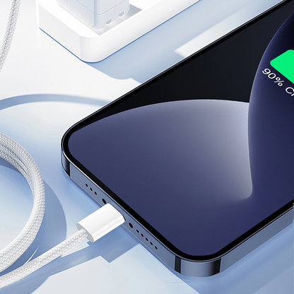 USB-C - Lightning Data- en Oplaadkabel Joyroom S-A45, 30W, 1m, Wit