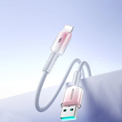 Câble de données et de charge USB-A - Lightning Joyroom S-A42, 18W, 1,2m, Blanc