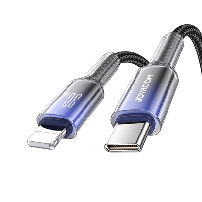 USB-C - Lightning Data- en Oplaadkabel Joyroom S-A42, 30W, 1,2m, Zwart