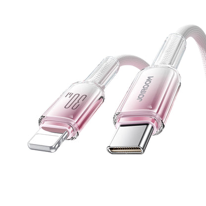 USB-C - Lightning Data- en Oplaadkabel Joyroom S-A42, 30W, 1,2m, Wit
