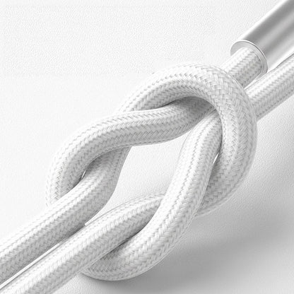 Data- en Oplaadkabel USB-A - Lightning 3MK Hyper N, 12W, 2m, Wit