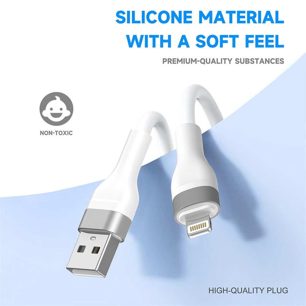 Daten- und Ladekabel USB-A - Lightning Lito LD02L, 18W, 1.2m, Weiß