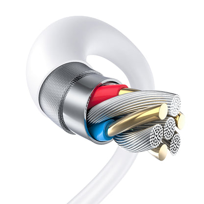 Data- en Oplaadkabel USB-A - Lightning Lito LD06L, 18W, 1m, Zwart