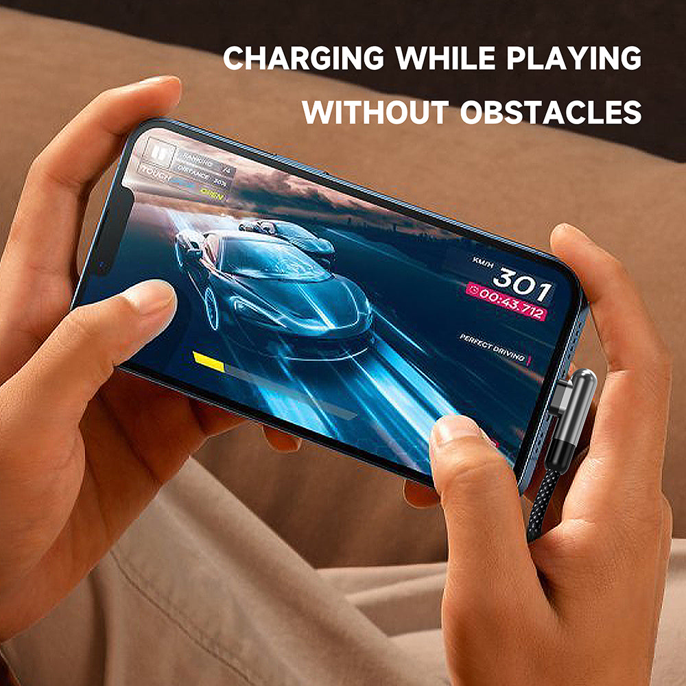 Data- en Oplaadkabel USB-A - Lightning Lito LD13L, 18W, 1m, Zwart