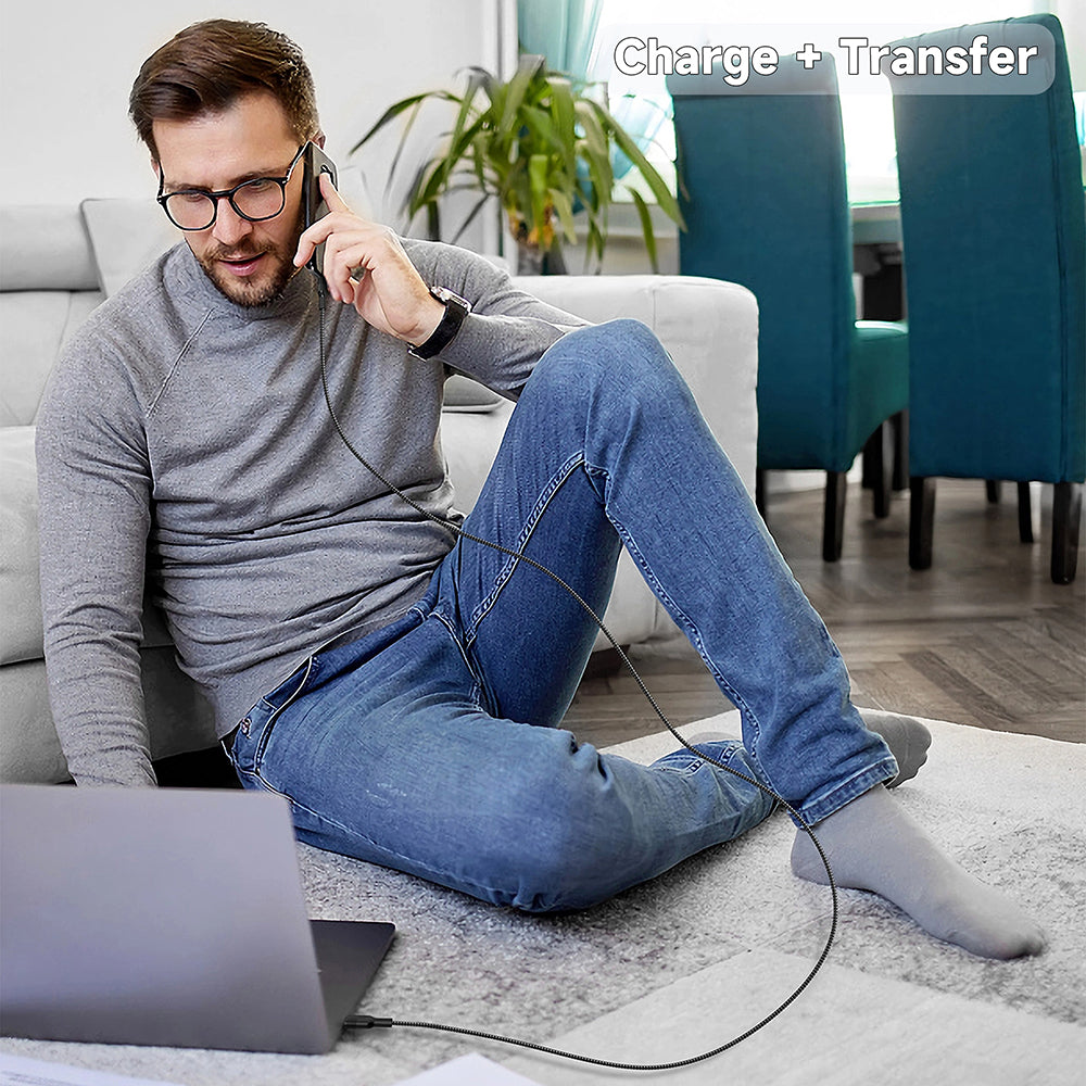 Daten- und Ladekabel USB-A - Lightning Lito LD14, 18W, 1m, Schwarz