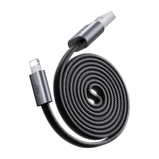 USB-A - Lightning Data- en Oplaadkabel McDodo CA-1160, 18W, 1m, Zwart