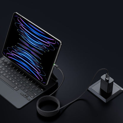 USB-A - Lightning McDodo CA-6000 Selbstwickelndes Daten- und Ladekabel, 18W, 1.2m, Schwarz